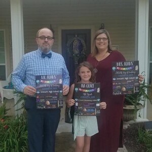 April added a photo of their purchase