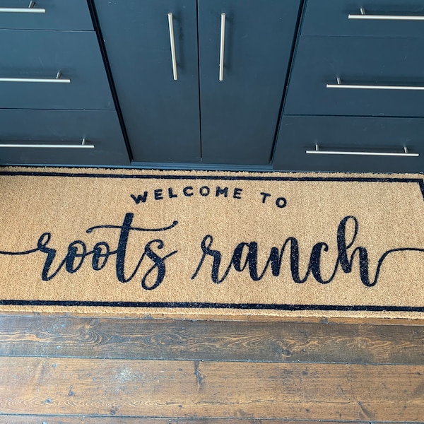 Custom 24 X 72 Inch Doormat, Extra Large Doormat,x-large Doormat,double ...