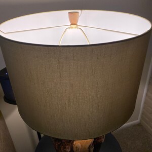 Spalted Maple Wood Small Drum Pattern 17 Mini Lamp Finial Spalted Maple Wood Small Drum Pattern 17 Mini Lamp Finial