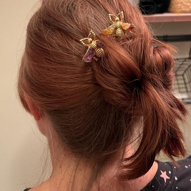 昆虫のヘアピン - 蜂のヘアピン - 金色の蜂のヘアピン - 養蜂家への