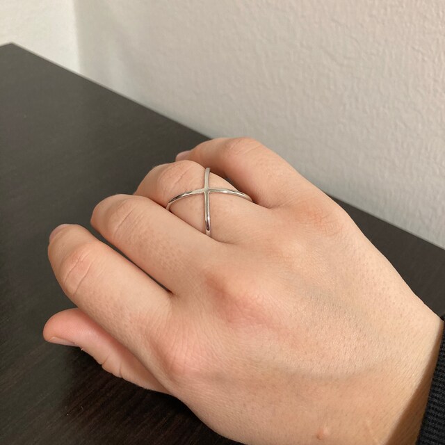 PYTALI Cross Ring for Men Sterling Silver Religious
