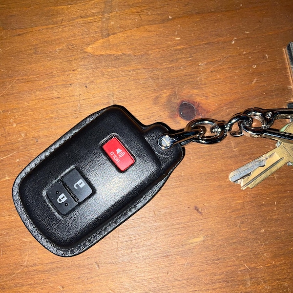 2023 2024 Toyota Highlander Key Fob Cover, Leather Key Cover for Toyota ...