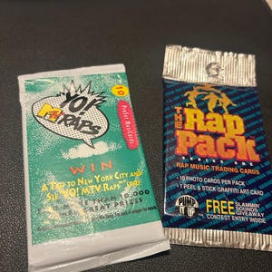 2 Packs of Rap Pack Trading Cards by Premier Cards 1991 Eazy E - Etsy