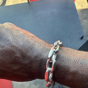 14 Mm Handmade 999 Silver Anchor Bracelet: Heavy Link Chain - Etsy