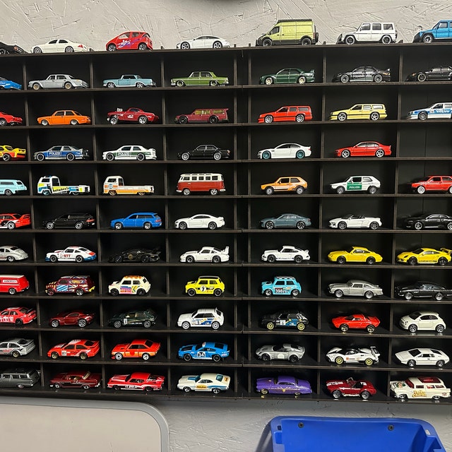 Old Black Toy Car Storage for 100carsmatchbox Car Storage1:64 Car