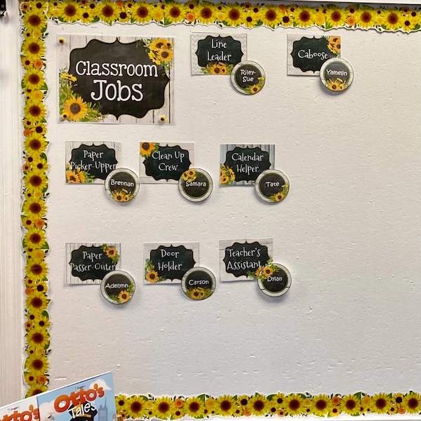 Editable Classroom Jobs Chart Template | Confetti Rainbow Classroom ...