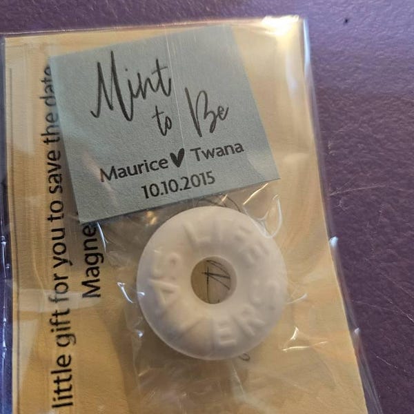 Mint to Be Wedding Favors - Personalized Life Savers® Mints With Custom ...