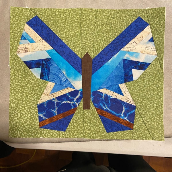Graphic Butterfly Pattern / PDF Pattern / Foundation Paper Piecing ...