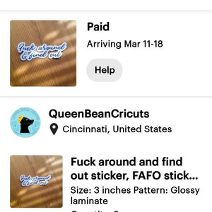 Alicia added a photo of their purchase