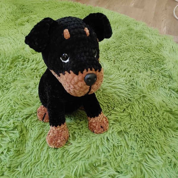 Bundle of 2 Crochet Patterns/ Amigurumi Pattern Crochet Dog/ Rottweiler ...