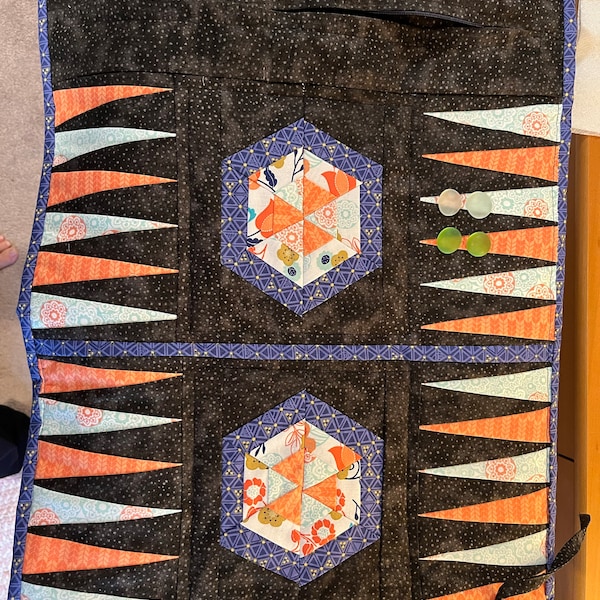 Backgammon Game PDF Sewing Pattern With Instructions - Etsy