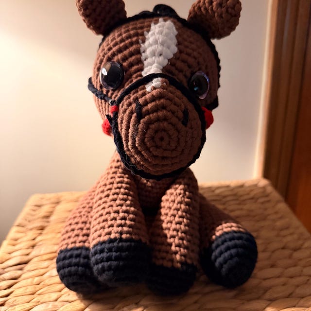 馬のあみぐるみかぎ針編みパターン - Etsy 日本