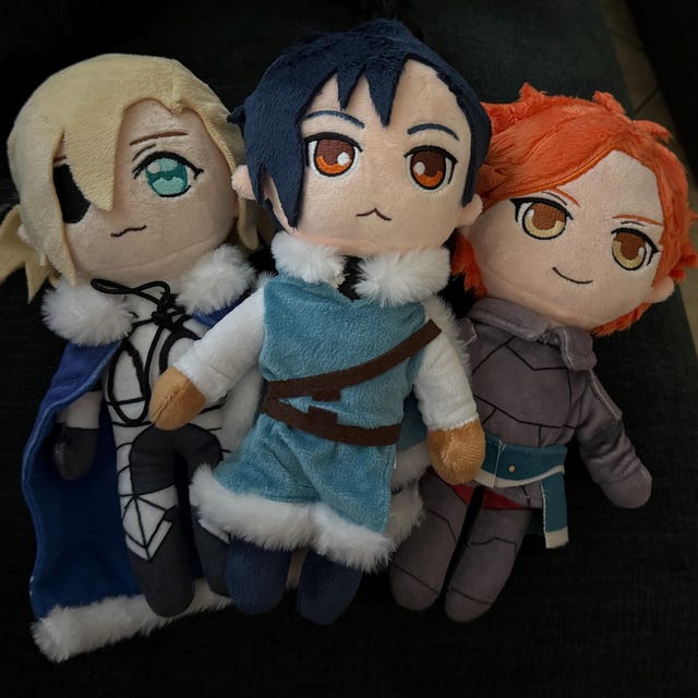 FE3H ぬいぐるみ - ディミトリ、クロード、エーデルガルド、デデュー