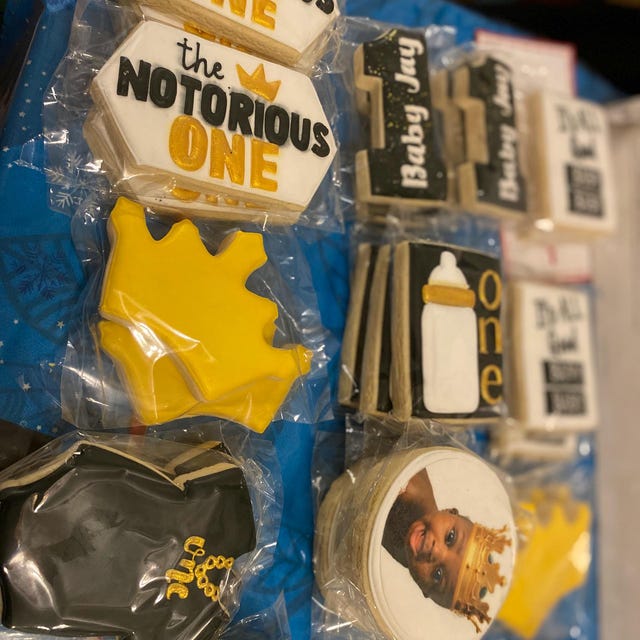The Notorious One Cookies - Etsy