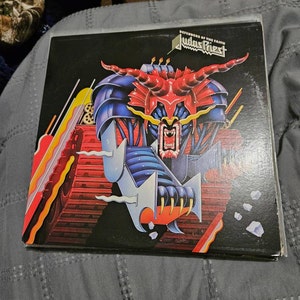 Vintage Judas Priest Defenders of the Faith Album Vinyl LP Record