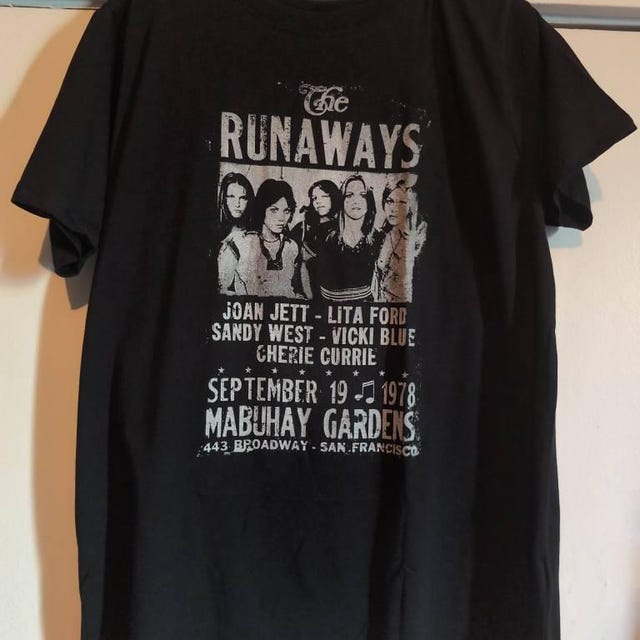 ▪️70’s【RUNAWAYS】VINTAGE TEE Vintage The Runaways T-Shirt | John & Yoko Willowbrook Tee
