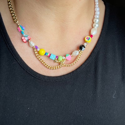 Happy go lucky necklace martha calvo Clearance