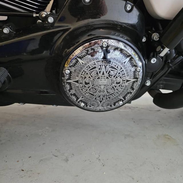 Harley Davidson CHROME Custom Made Derby Cover (twin Cam, Big Twin