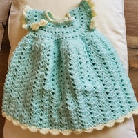 Crochet Baby Dress SET Crochet Baby Dress Pattern Crochet - Etsy UK