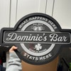 Custom Garage Sign With Motorcycle and