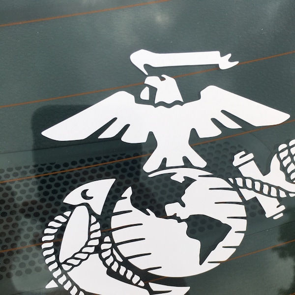 USMC Marines Eagle Globe Anchor EGA Vinyl Decal Sticker - Etsy