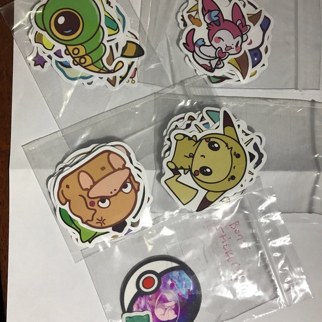 Cute Kawaii Chibi Pokemon 50 Stickers. -  Portugal