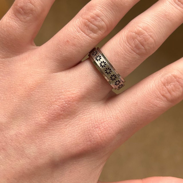 ステンレススチール製スピナーリング、スピニングリング、フィジェット