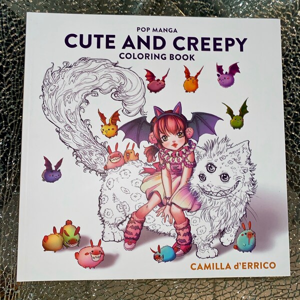 Pop Manga Cute and Creepy Coloring Book: Monster Girls & Ghosts - Etsy