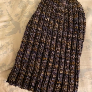 Beginner Hat Knitting Pattern, Knit Hat Pattern, Easy Beanie Pattern ...