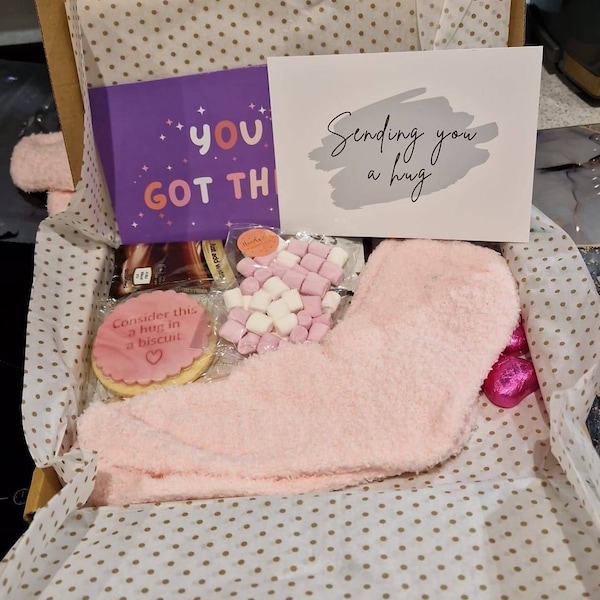 Hug in a Box for Her - Pamper Hamper - Get Well Soon Recovery Gift ...