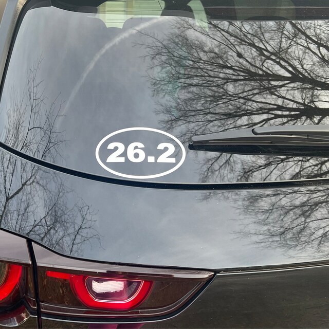 26.2 Marathon Runner Vinyl Diy Decal Sticker Car Window Wall Bumper