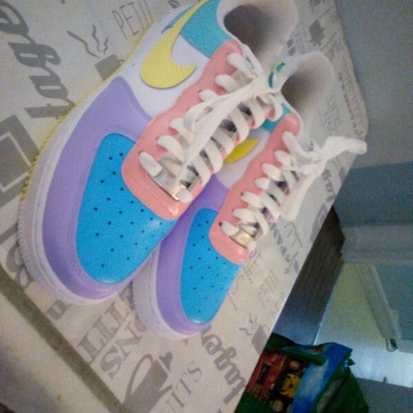 custom air force ones pastel