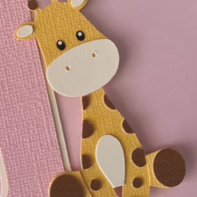 Giraffe SVG, PNG. Cricut, Silhouette Cut Files. Layered. Cute Baby ...