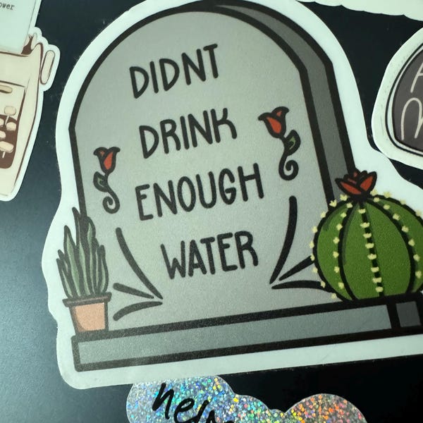 Tombstone Sticker Set of Three - Etsy