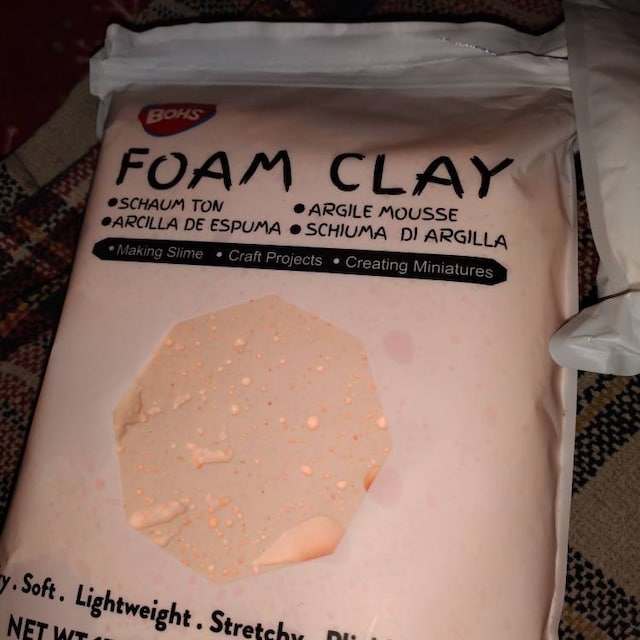 BOHS Foam Clay, BOHS Foam Moldeling Clay, BOHS Air Dry Clay, Air Dry Clay, Foam  Air Dry Clay 