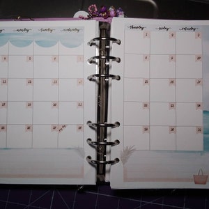 Printable Erin Condren Monthly Budget Bundle Budget Planner | Etsy