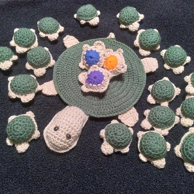 The ORIGINAL Turtle Memory Game PATTERN English Pdf ORIGINAL Stitched ...