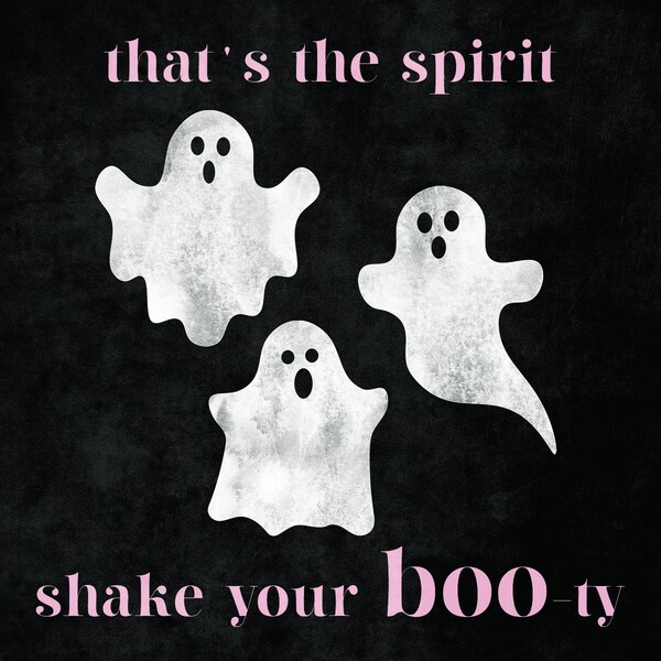 Ghosts Printable Wall Art, Halloween Art Print Downloadable, Minimalist ...
