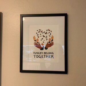 Families Belong Together CHARITY Art Print - Etsy
