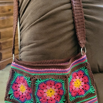 Crochet Stained Glass Granny Square 2 PDF Pattern Etsy