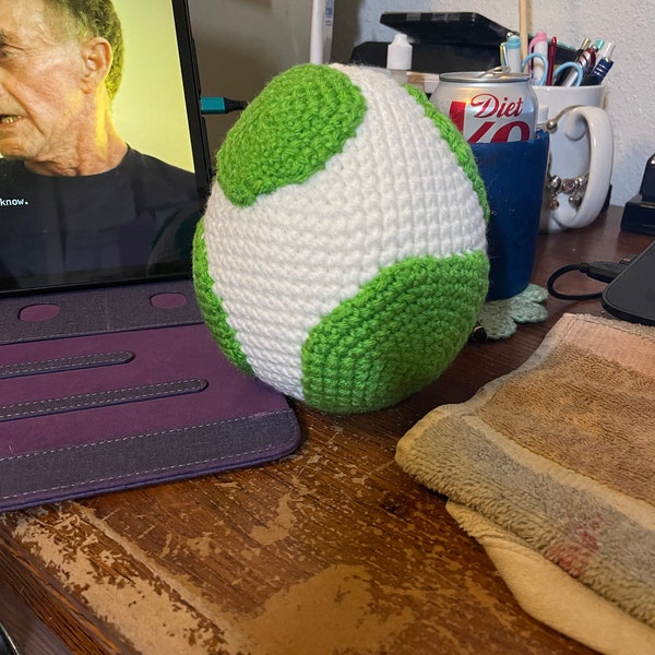 Yoshi Egg Amigurumi Crochet Pattern PDF/ Yoshi's Island/ Yoshi's Wooly ...