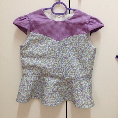 MOMO Dress PDF Pattern & Tutorial Color Block Girl Dress 8 - Etsy