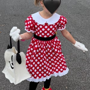 Minnie Mouse Dress/red and White Dress/minnie Mouse-inspired