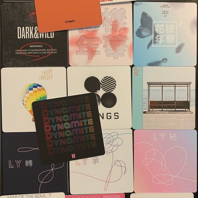 KPop ドリンクコースター - BTS アルバムカバー 17枚セット K