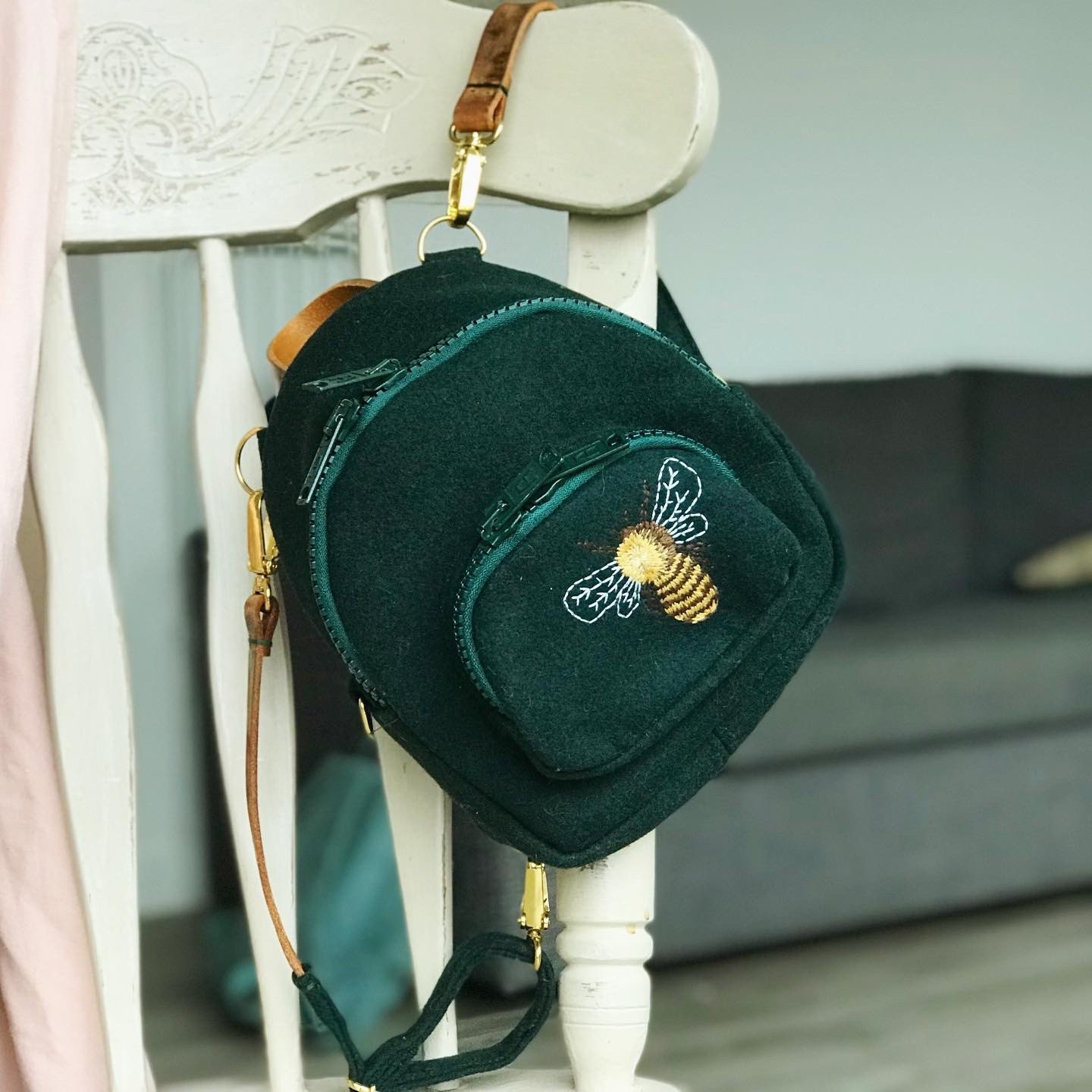 iThinksew Patterns and More Magali Mini Backpack Cross Bag