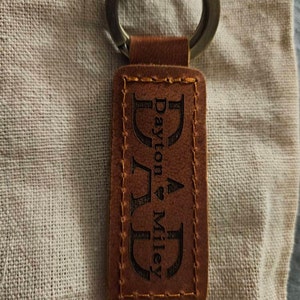 Personalized Dad Keychain New Dad Gift Engraved Dad - Etsy