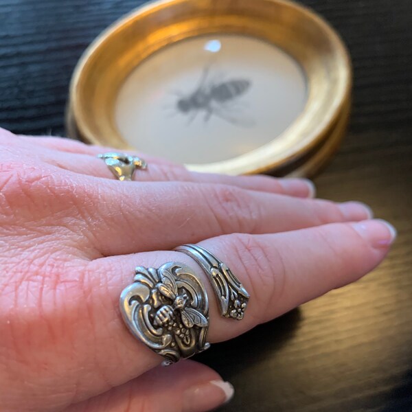 Bee Spoon Ring - Etsy