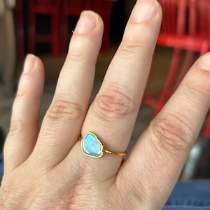 Customer photo from Jessica, Raw Australian Opal Ring
