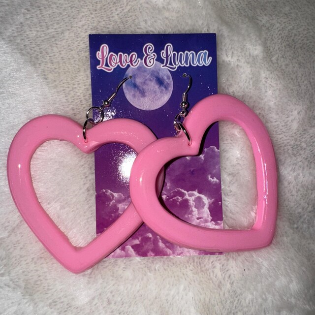 ◆VINTAGE HOLLYWOOD◆ Colorful Heart Earrings VH2313EA002B VINTAGE HEART EARRINGS – alicecostore