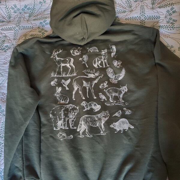 Floral Beaver Spirit Guide Dark Gray T-Shirt main image 0